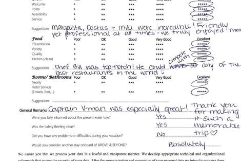 Review img # 123 of the yacht ABOVE & BEYOND