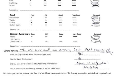 Review img # 127 of the yacht ABOVE & BEYOND