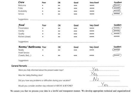 Review img # 119 of the yacht ABOVE & BEYOND