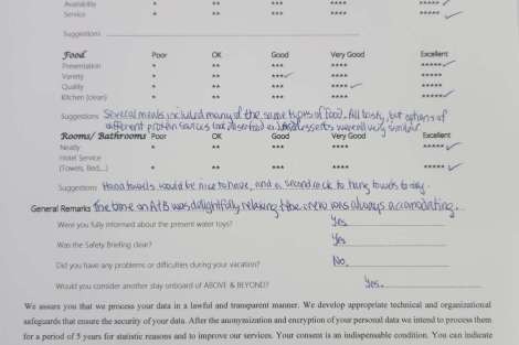 Review img # 108 of the yacht ABOVE & BEYOND