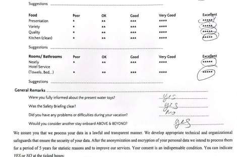 Review img # 39 of the yacht ABOVE & BEYOND