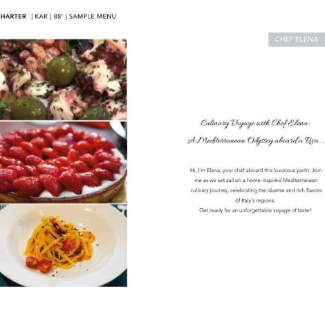 Food onboard KAR # 1