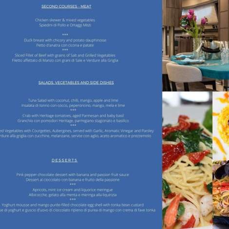 Food onboard LADY B # 2