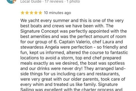 Review img # 10 of the yacht Signature Concept