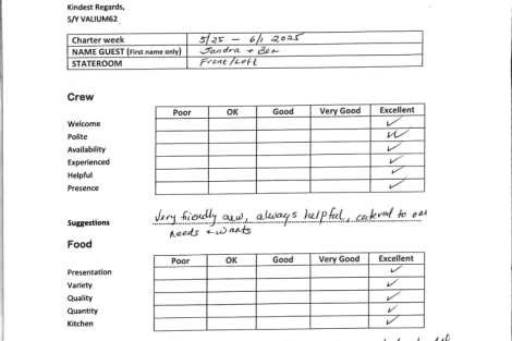 Review img # 39 of the yacht VALIUM62