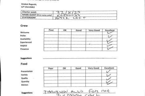 Review img # 12 of the yacht VALIUM62